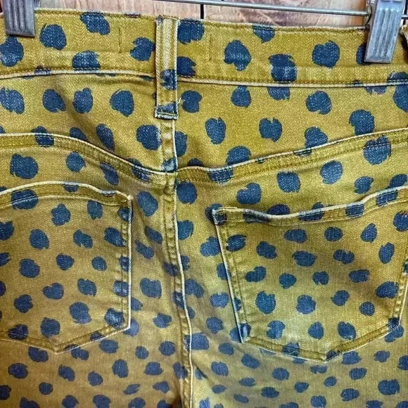 Madewell Mid-Rise Skinny Jeams in Painted Dot Leopard size 26 - Picture 8 of 9